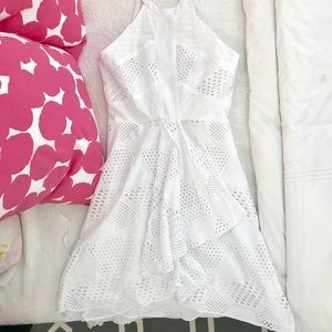 Amanda Uprichard white Eyelet Dress